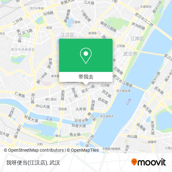 我呀便当(江汉店)地图