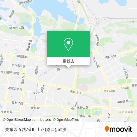 关东园五路/荷叶山路(路口)地图