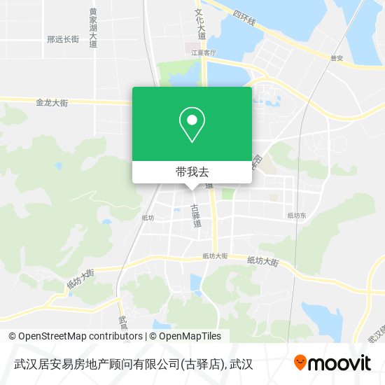 武汉居安易房地产顾问有限公司(古驿店)地图