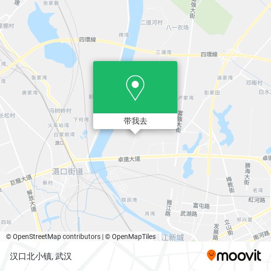 汉口北小镇地图