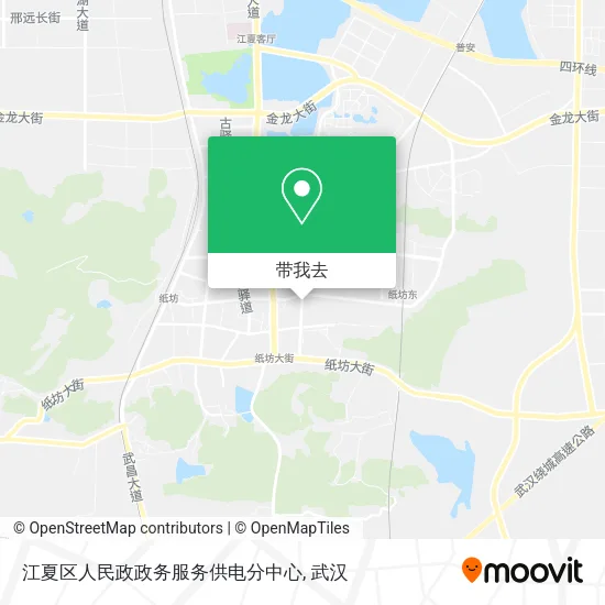 江夏区人民政政务服务供电分中心地图
