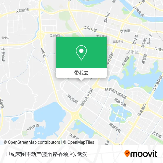 世纪宏图不动产(墨竹路香颂店)地图