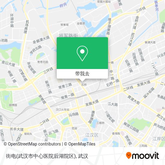 街电(武汉市中心医院后湖院区)地图