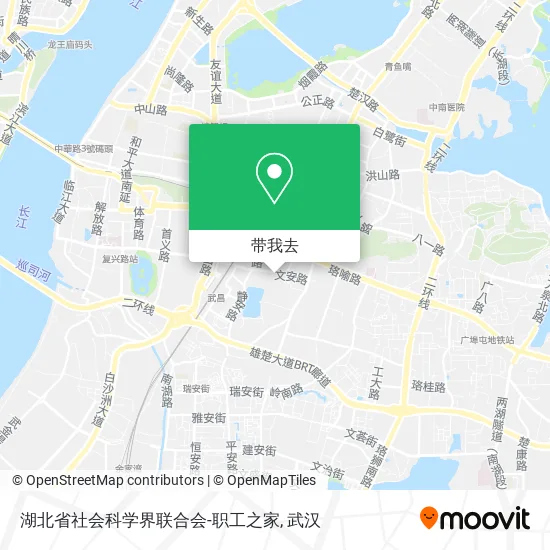 湖北省社会科学界联合会-职工之家地图