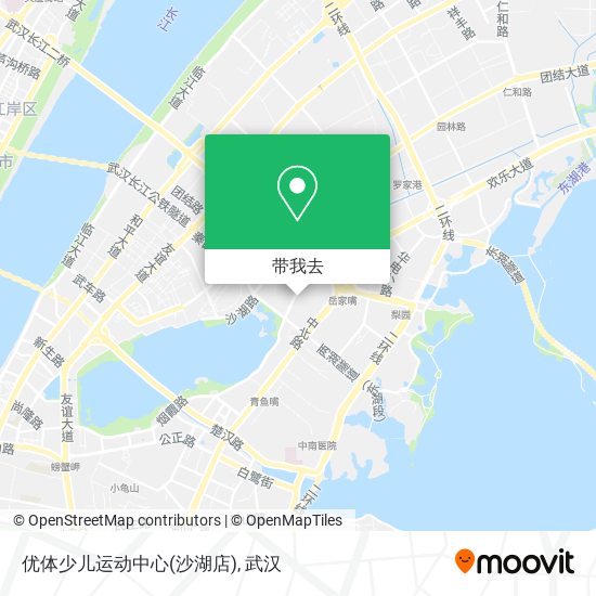 优体少儿运动中心(沙湖店)地图