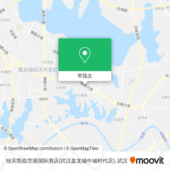 纽宾凯临空港国际酒店(武汉盘龙城中城时代店)地图