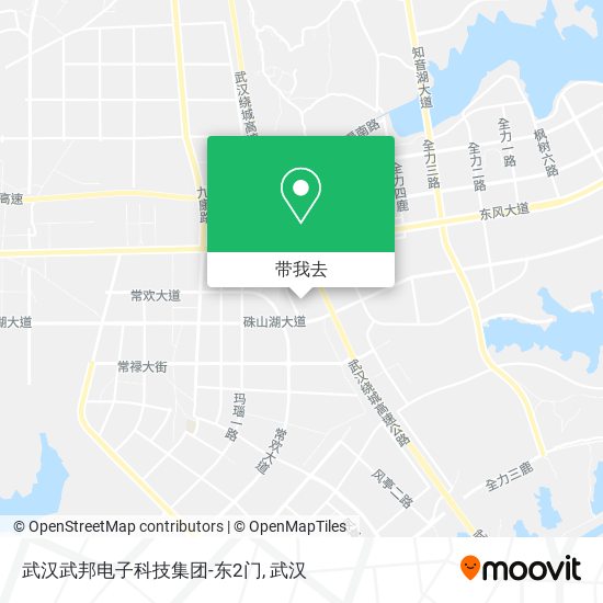 武汉武邦电子科技集团-东2门地图