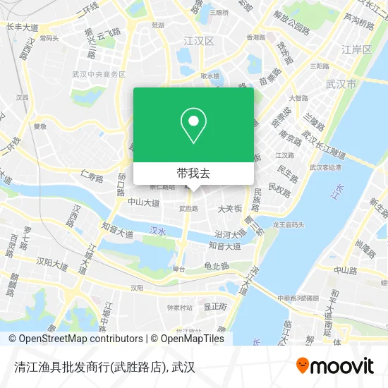 清江渔具批发商行(武胜路店)地图