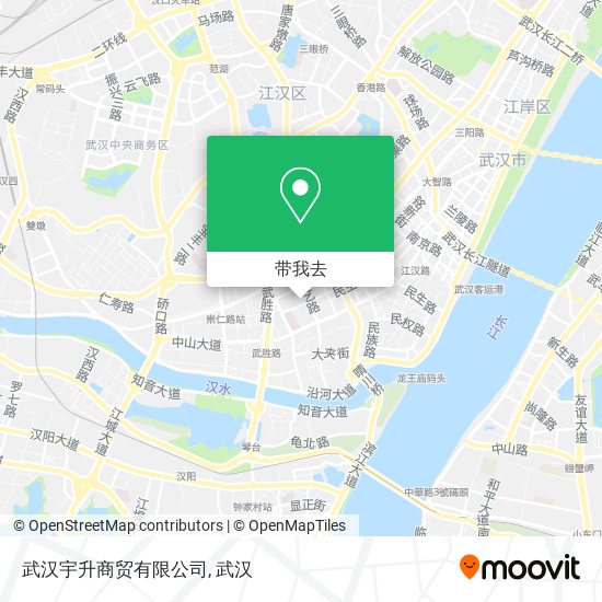 武汉宇升商贸有限公司地图