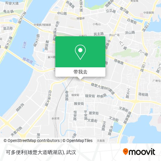 可多便利(雄楚大道晒湖店)地图