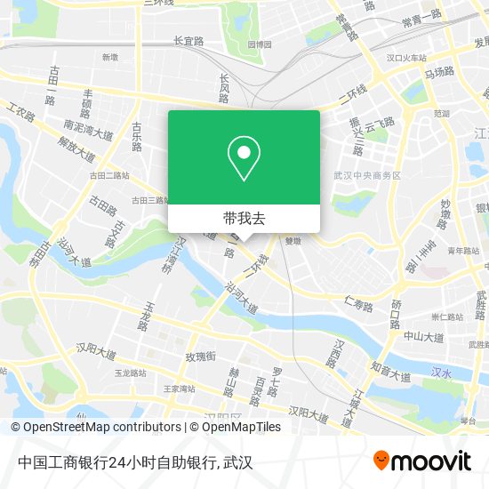 中国工商银行24小时自助银行地图