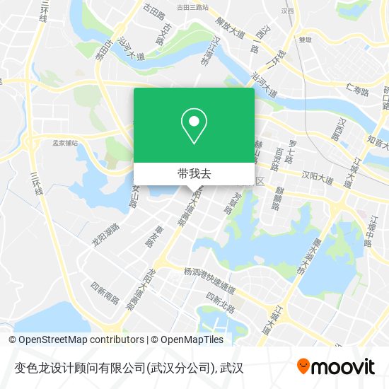 变色龙设计顾问有限公司(武汉分公司)地图