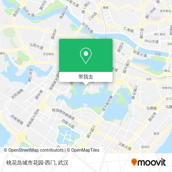 桃花岛城市花园-西门地图