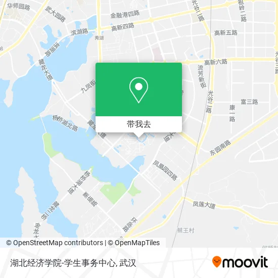 湖北经济学院-学生事务中心地图