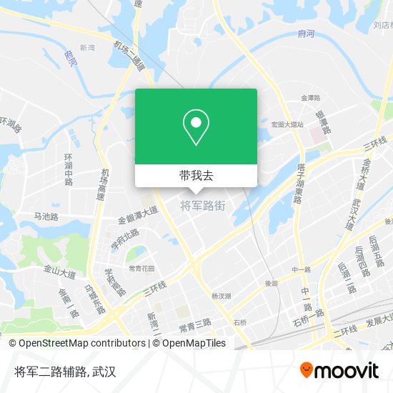 将军二路辅路地图