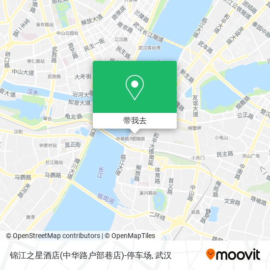 锦江之星酒店(中华路户部巷店)-停车场地图