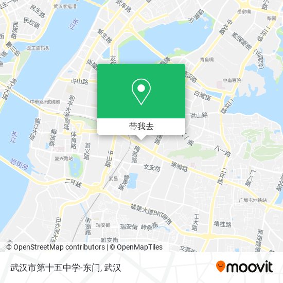 武汉市第十五中学-东门地图