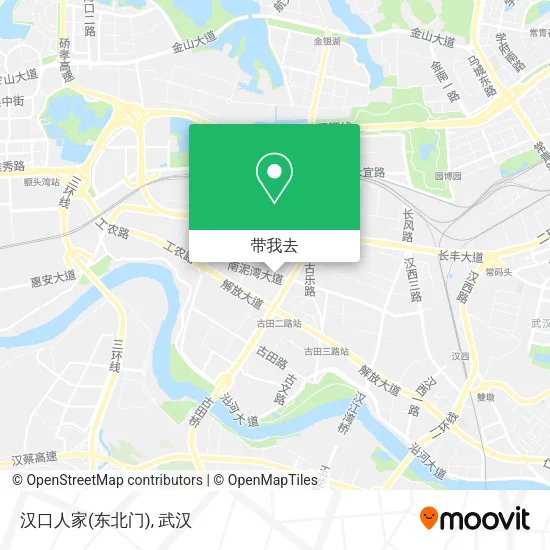 汉口人家(东北门)地图
