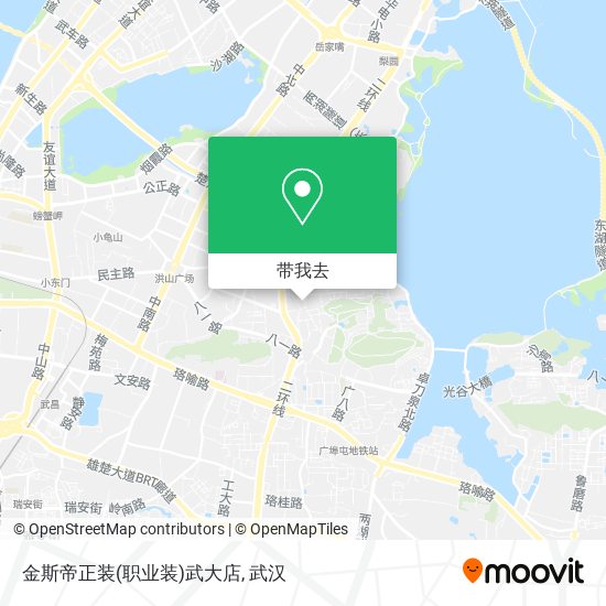 金斯帝正装(职业装)武大店地图