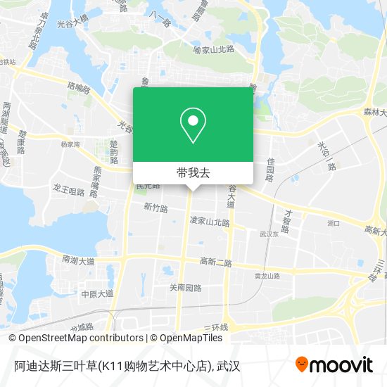阿迪达斯三叶草(K11购物艺术中心店)地图