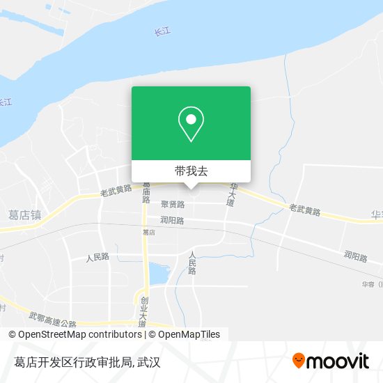 葛店开发区行政审批局地图