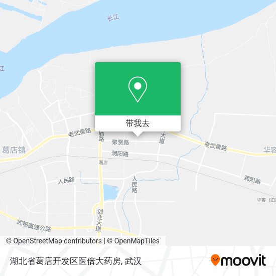 湖北省葛店开发区医倍大药房地图