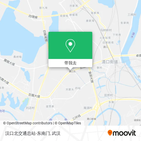 汉口北交通总站-东南门地图