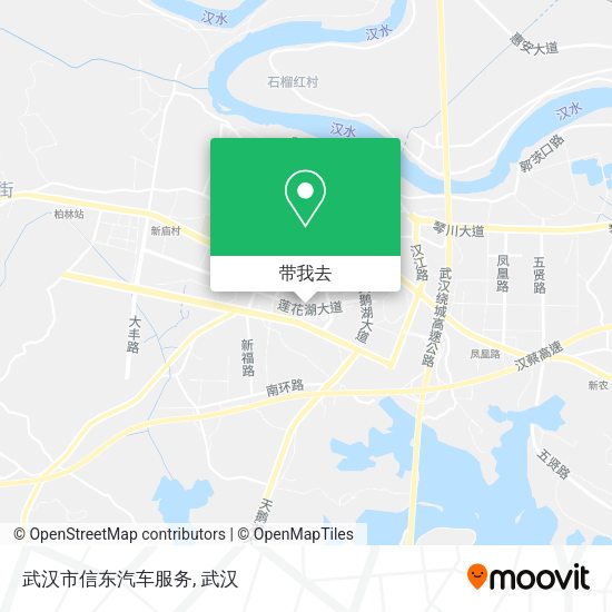 武汉市信东汽车服务地图