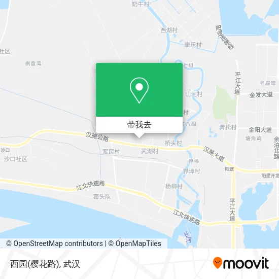 西园(樱花路)地图
