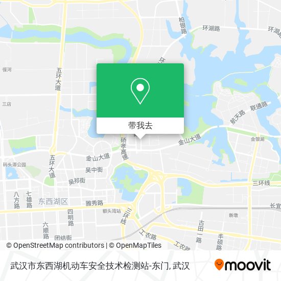 武汉市东西湖机动车安全技术检测站-东门地图