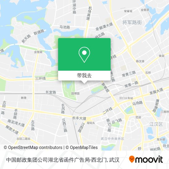 中国邮政集团公司湖北省函件广告局-西北门地图