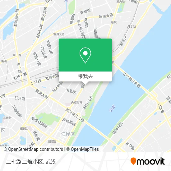 二七路二航小区地图