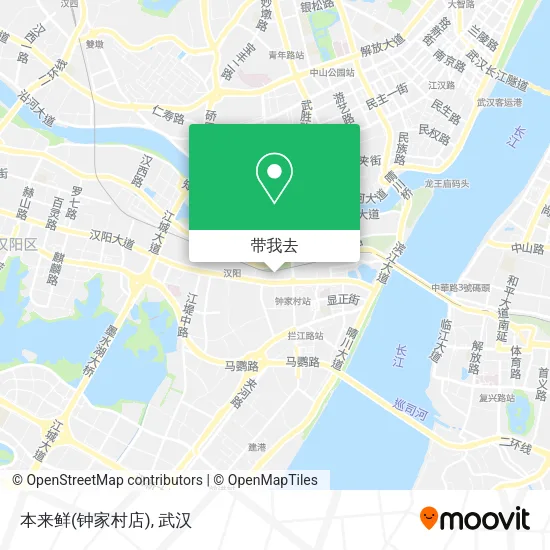 本来鲜(钟家村店)地图