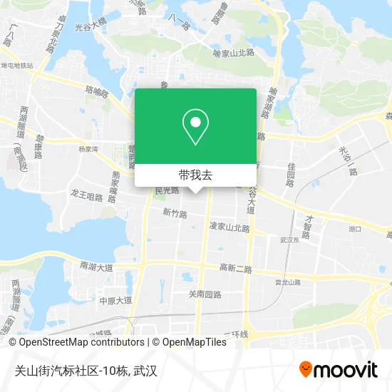 关山街汽标社区-10栋地图