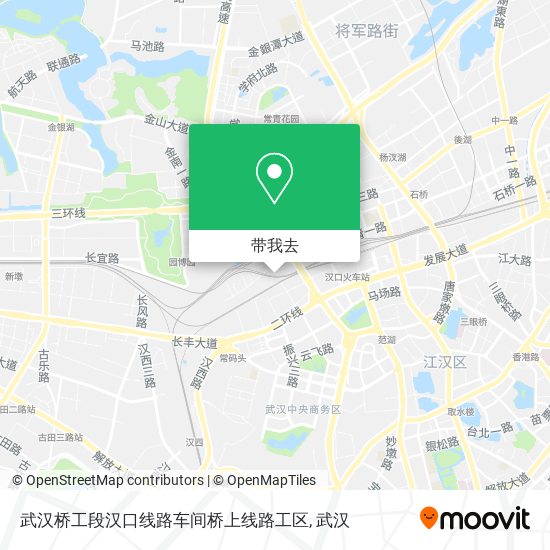 武汉桥工段汉口线路车间桥上线路工区地图