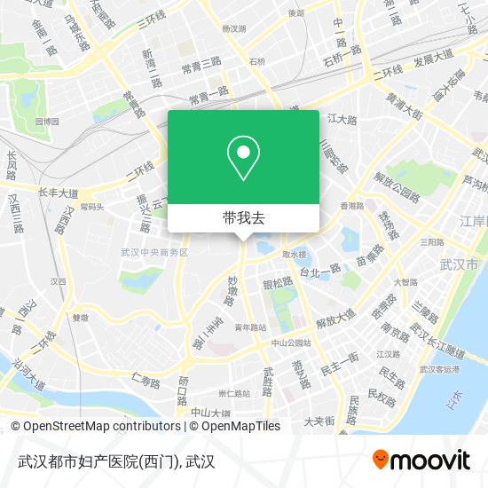 武汉都市妇产医院(西门)地图