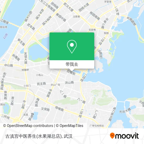 古滇宫中医养生(水果湖总店)地图