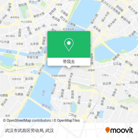 武汉市武昌区劳动局地图