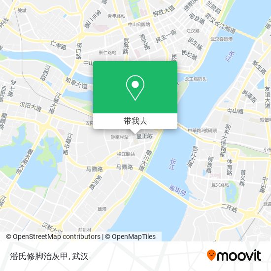 潘氏修脚治灰甲地图