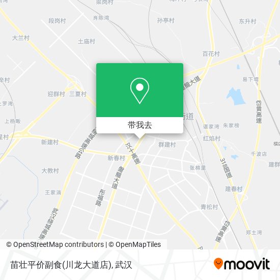 苗壮平价副食(川龙大道店)地图