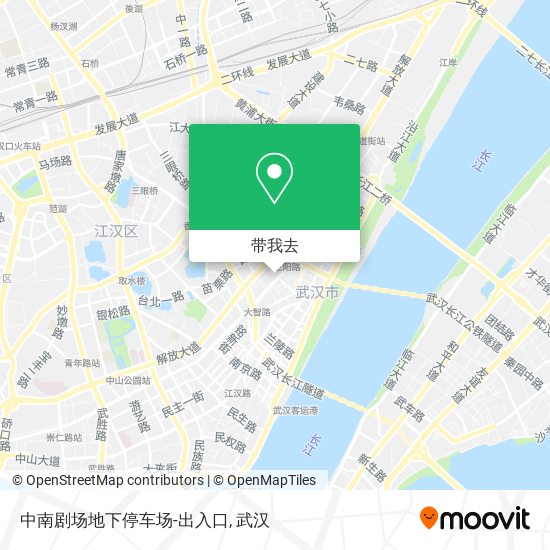 中南剧场地下停车场-出入口地图