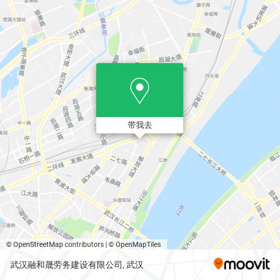 武汉融和晟劳务建设有限公司地图