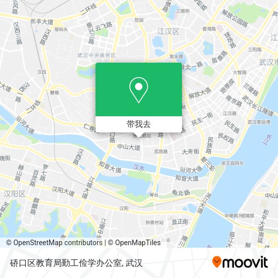硚口区教育局勤工俭学办公室地图