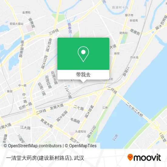 一清堂大药房(建设新村路店)地图