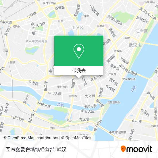 互帘鑫爱舍墙纸经营部地图