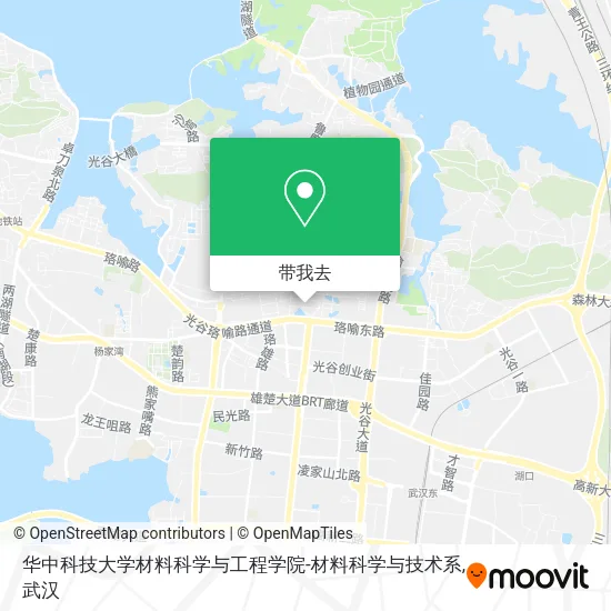 华中科技大学材料科学与工程学院-材料科学与技术系地图