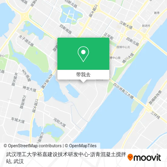武汉理工大学裕嘉建设技术研发中心-沥青混凝土搅拌站地图