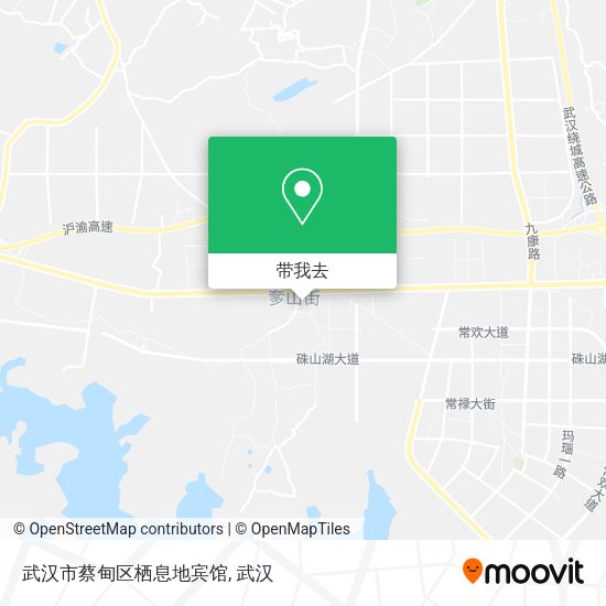 武汉市蔡甸区栖息地宾馆地图
