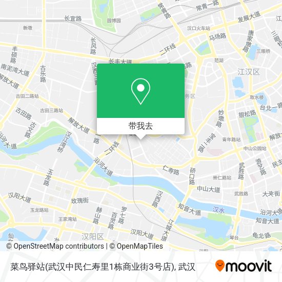 菜鸟驿站(武汉中民仁寿里1栋商业街3号店)地图