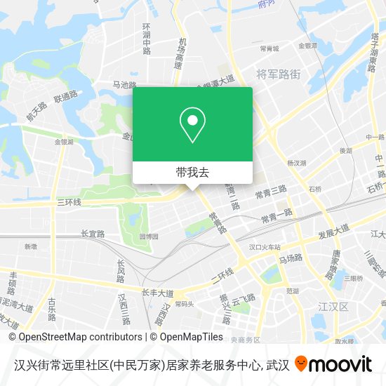 汉兴街常远里社区(中民万家)居家养老服务中心地图